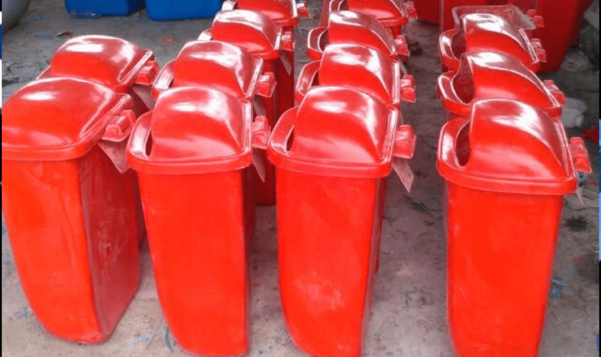 12. TEMPAT SAMPAH FIBREGLASS